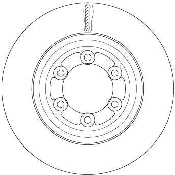 TRW MOTO DF6736S Brake Disc