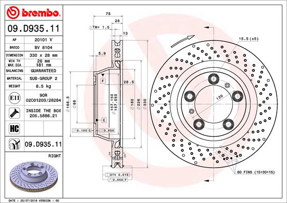 4 RIDE AB18-3090 Disc Brake Caliper Repair Kit