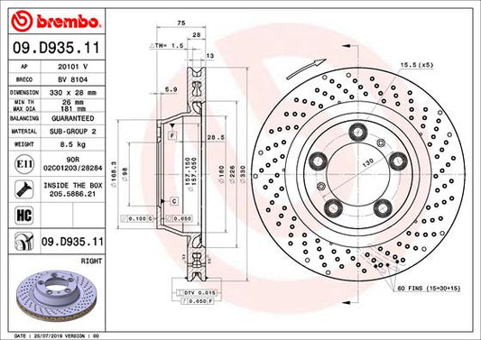 4 RIDE AB18-3090 Disc Brake Caliper Repair Kit