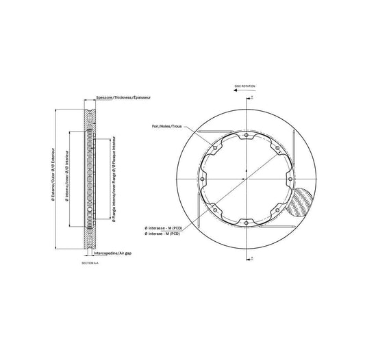 AP RACING CP4348-626G4 VD-304X20.7R12BX177,8D53