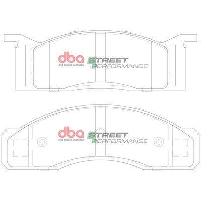 DBA DB1807SP High Performance Brake Pad Set