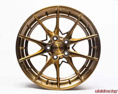 Vivid Racing VR-D03R-1895-45-5120-BRSG VR Forged D03-R Wheel Brushed Gold 18x9.5 +45mm 5x120