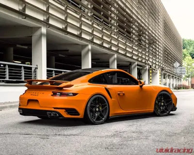 Vivid Racing VRF-D04-991TCLK-MBLK VR Forged D04 Wheel Set Porsche 991 Turbo 20x9.0 20x12 Centerlock Matte Black