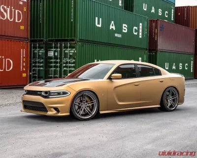 Vivid Racing VR-D10-2011-16-5115-HBLK VR Forged D10 Wheel Hyper Black 20x11 +16mm 5x115