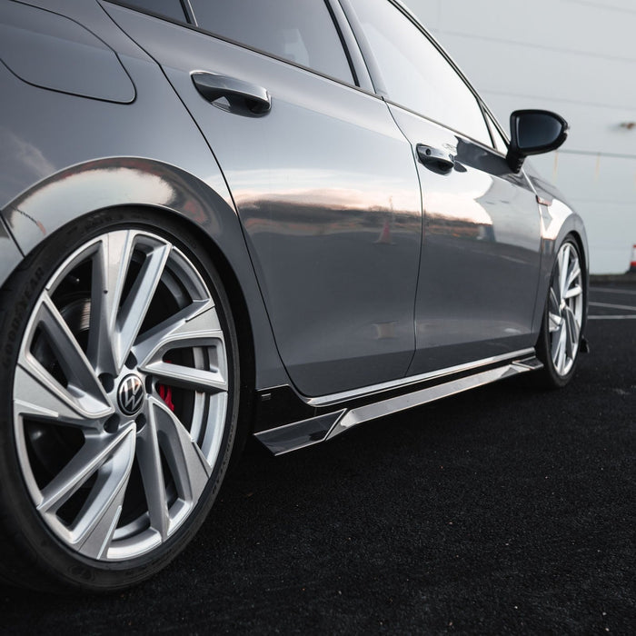 Zaero ZA-GOLF-8-SW VW GOLF MK8 & MK8.5 EVO-1 GLOSS BLACK SIDE SKIRTS