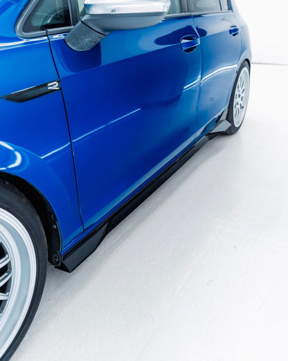 Zaero ZA-GOLF-8-SW VW GOLF MK8 & MK8.5 EVO-1 GLOSS BLACK SIDE SKIRTS