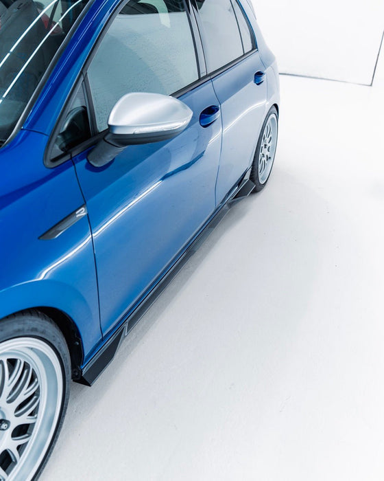 Zaero ZA-GOLF-8-SW VW GOLF MK8 & MK8.5 EVO-1 GLOSS BLACK SIDE SKIRTS