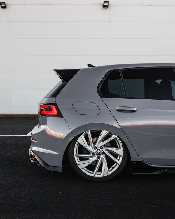 Zaero ZA-GOLF-8-GTI-DF VW GOLF GTI MK8 & MK8.5 EVO-1 GLOSS BLACK REAR DIFFUSER