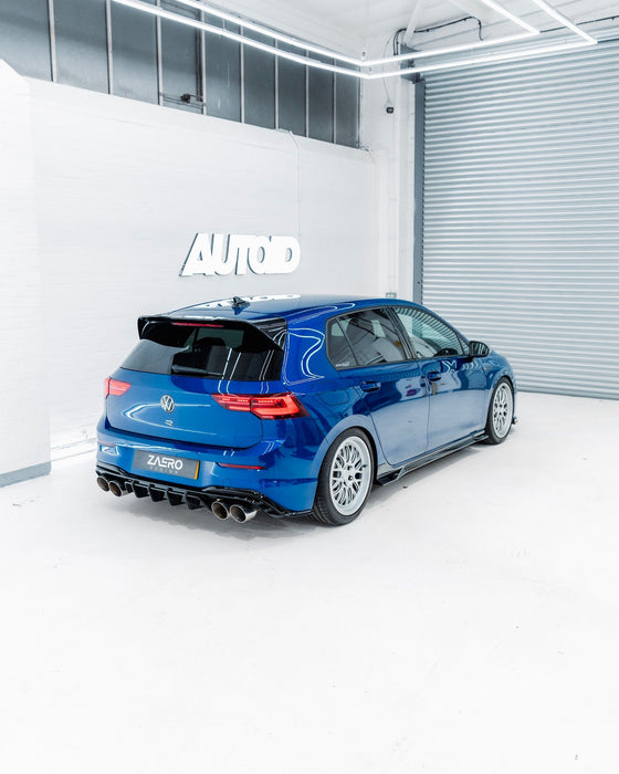 Zaero ZA-GOLF-8-TL VW GOLF R-LINE / GTI / R / GTD / GTE MK8 & MK8.5 EVO-1 GLOSS BLACK REAR SPOILER