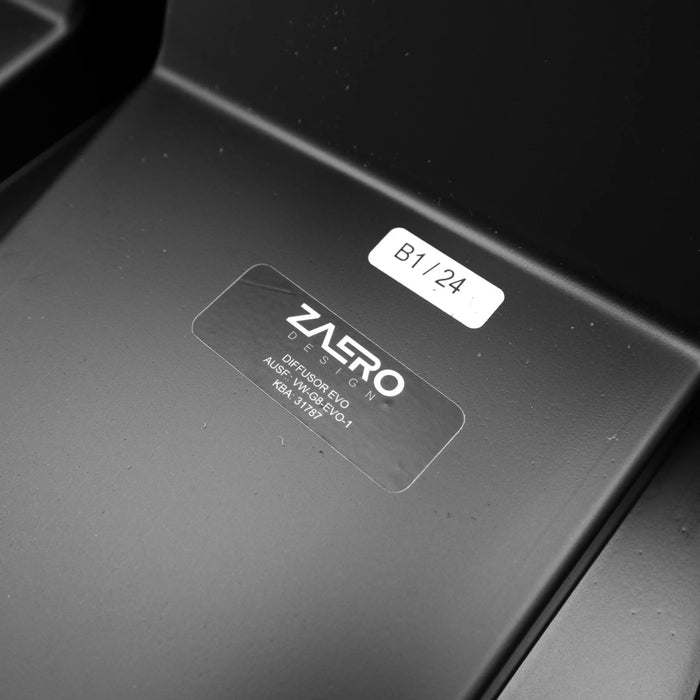 Zaero ZA-GOLF-8-R-DF VW GOLF R MK8 & MK8.5 EVO-1 GLOSS BLACK REAR DIFFUSER