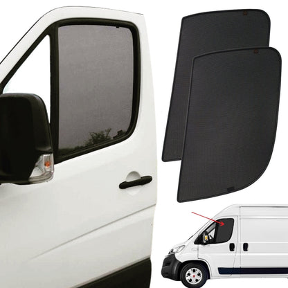 Heyner TRODUCATOF Fiat Ducato 3 2006-2015 - Front Windows Shades Set Of 2Pcs. (Moving Part Only)