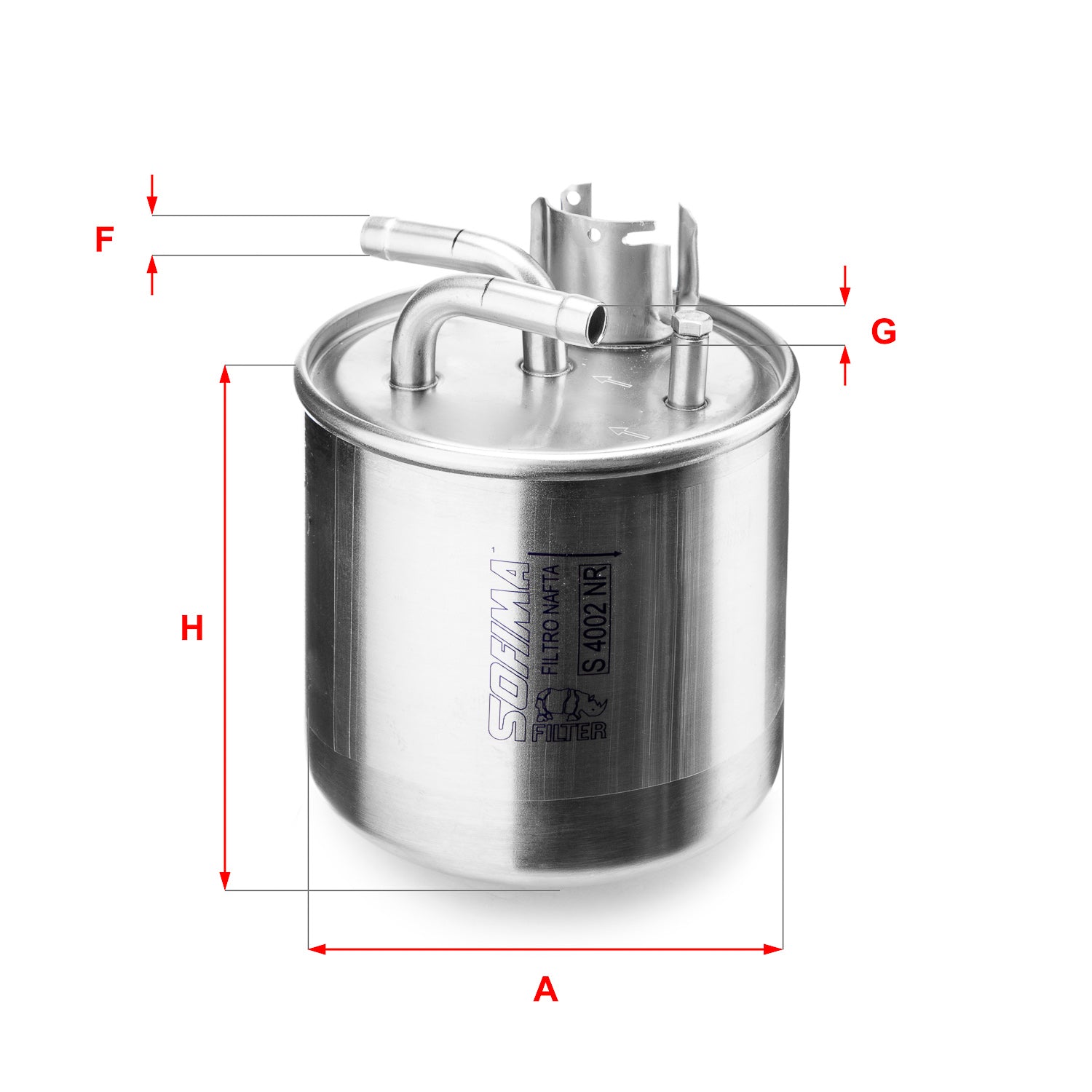 SOFIMA S4002NR Fuel Filter