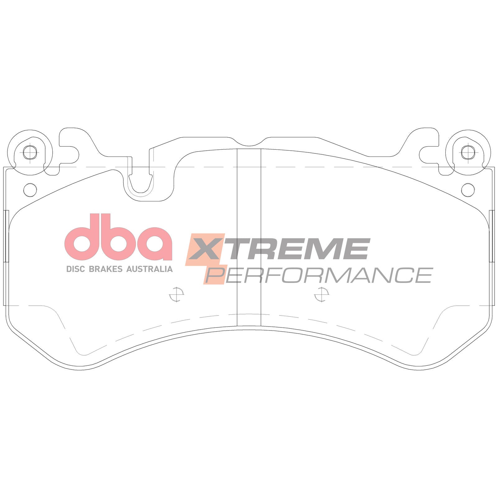 DBA DB15033XP High Performance Brake Pad Set