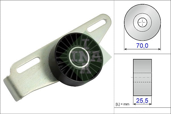 INA 531086810 V-Ribbed Belt Tensioner Pulley