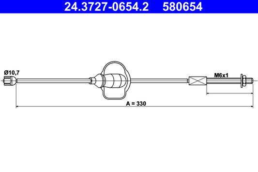 BOSCH 1987477584 Parking Brake Cable Pull