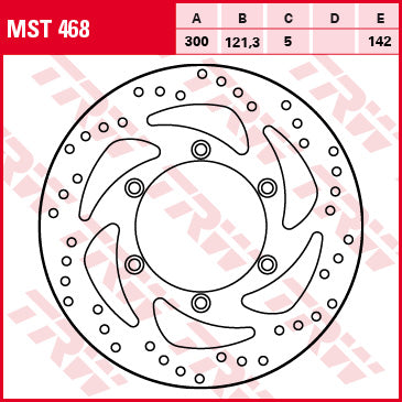 TRW MOTO MST468 Brake Disc
