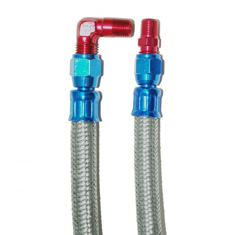 Turbozentrum 249045 Wastegate Luftdruck Steuerleitung mit blau-roten Anschlussen