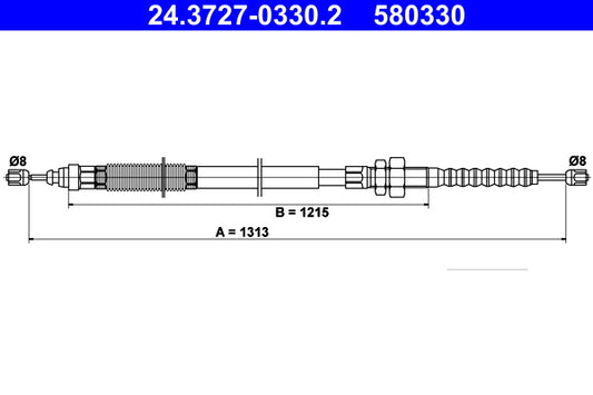 BOSCH 1987477067 Parking Brake Cable Pull