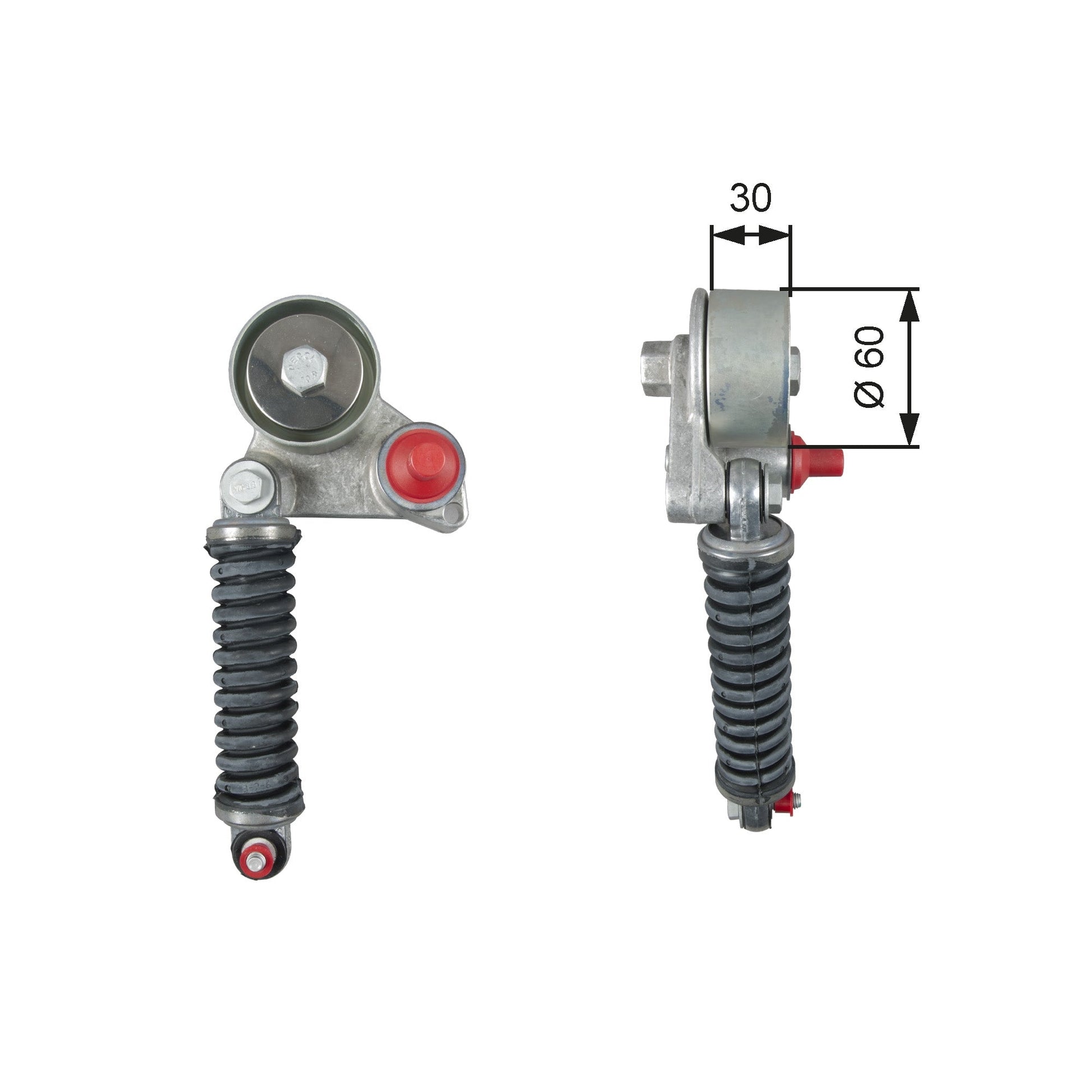 GATES GATT39264 V-Ribbed Belt Tensioner Pulley