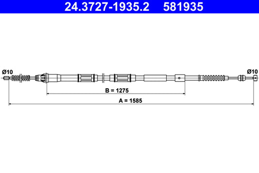 BOSCH 1987482341 Parking Brake Cable Pull