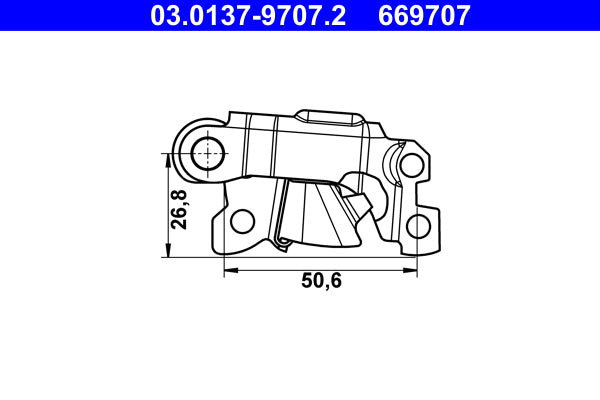 BOSCH 0986487793 Parking Brake Brake Shoe Set