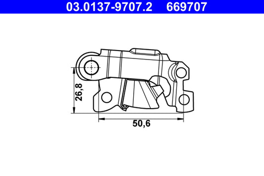 BOSCH 0986487793 Parking Brake Brake Shoe Set