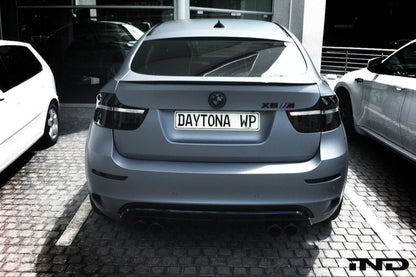 IND E71 X6M Painted Trunk Emblem