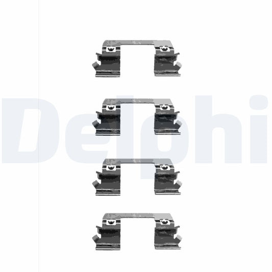 DELPHI LX0336 Disc Brake Pad Accessory Kit