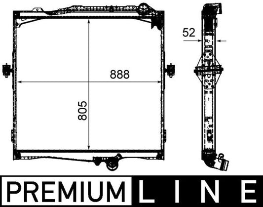 MAHLE CR2092000P Engine Radiator
