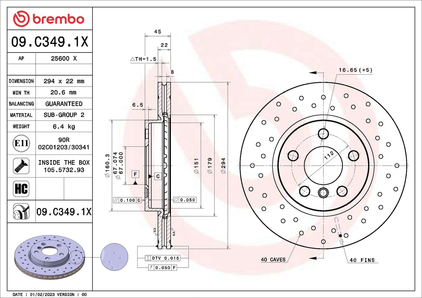 WABCO 6403229272 Disc Brake Caliper Repair Kit