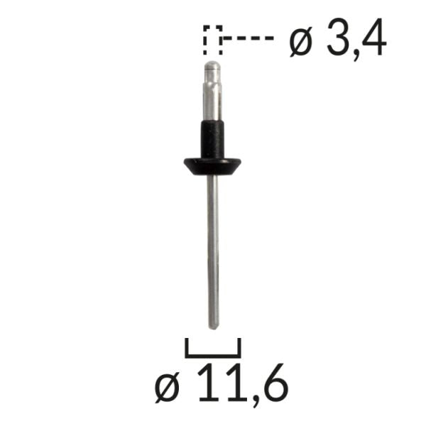 ROMIX ROMC10135 Upholstery Pin