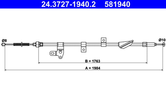 BOSCH 1987482313 Parking Brake Cable Pull