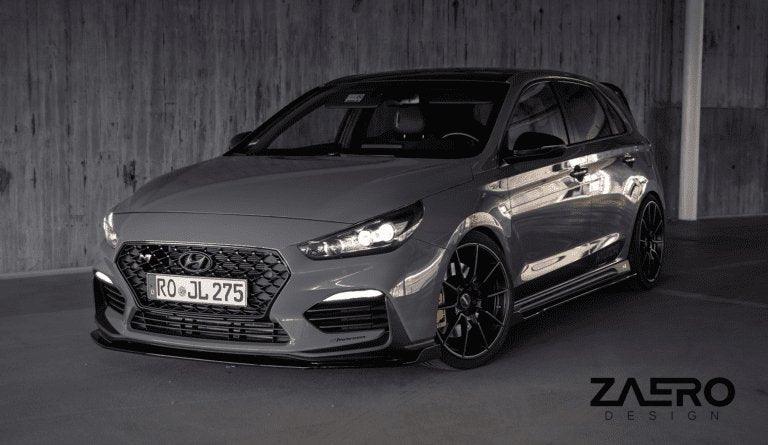 Zaero ZA-I30N-PREFL-BK HYUNDAI I30N EVO-1 GLOSS BLACK BODY KIT