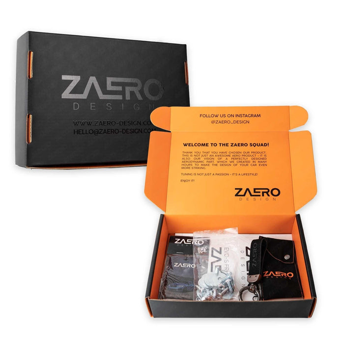 Zaero ZA-F2X-LCI-FS BMW 1 SERIES M SPORT LCI F20 F21 EVO-1 GLOSS BLACK FRONT SPLITTER