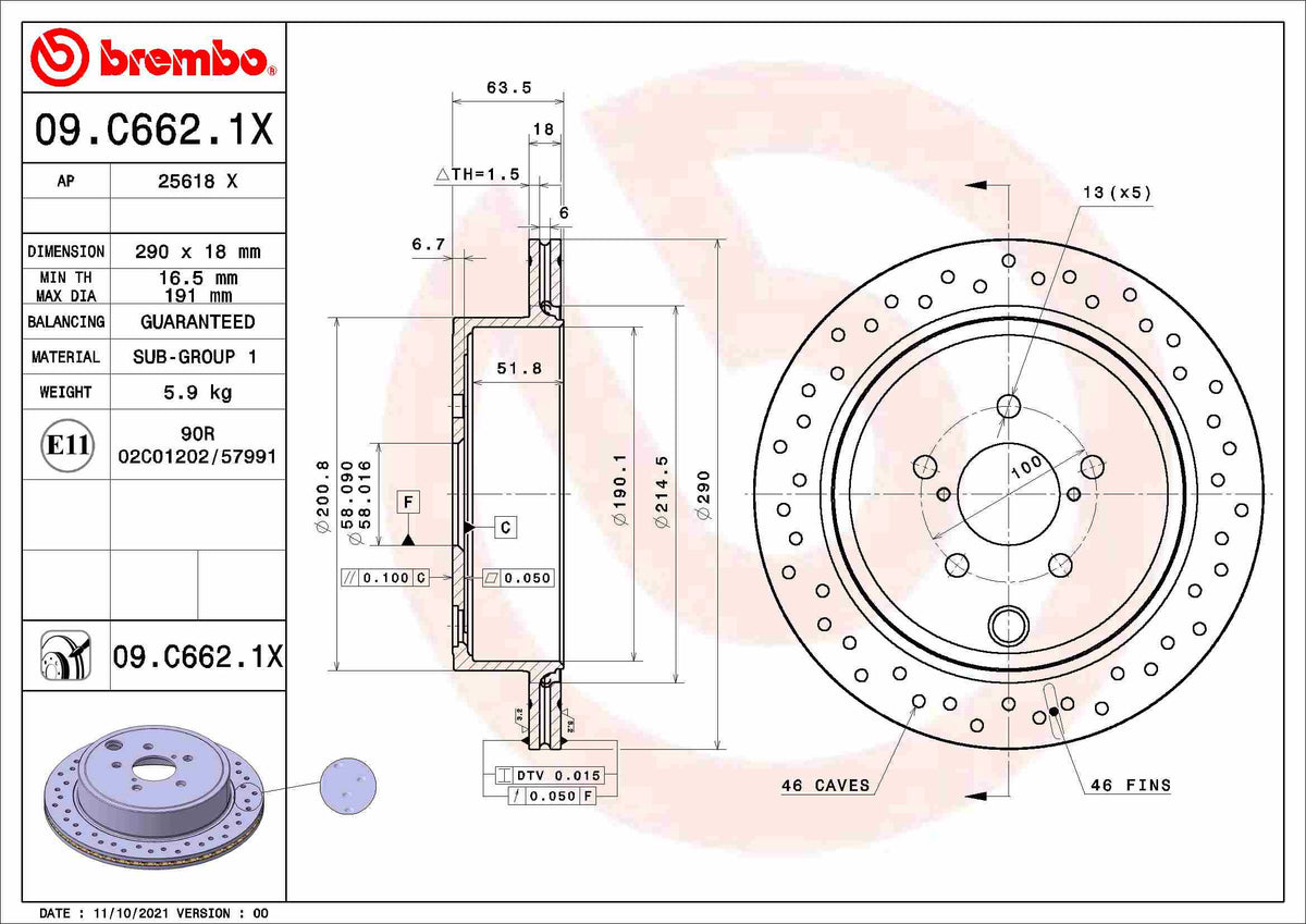 DELPHI LH7332 Brake Hose