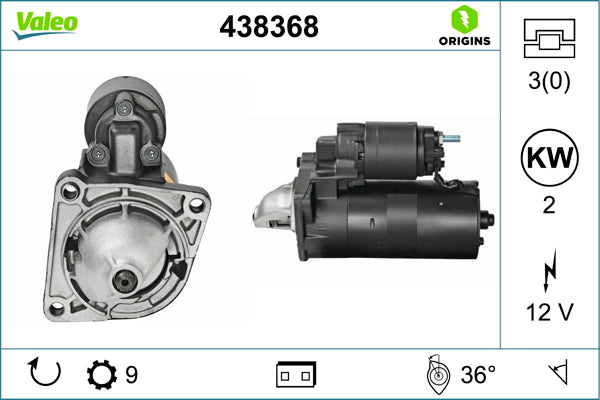 VALEO VAL438368 Starter