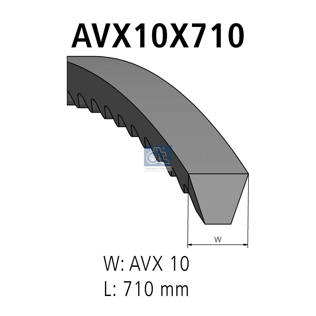 DT A/C 1215425 V-Belt