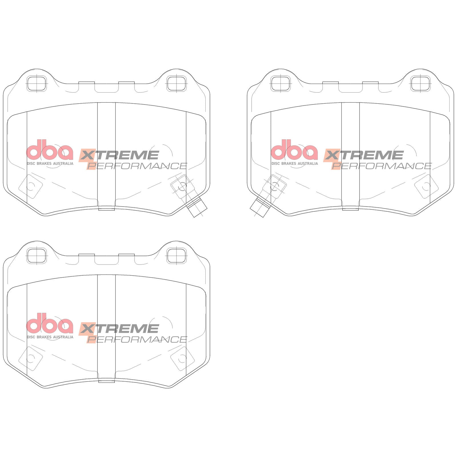 DBA DB15007XP High Performance Brake Pad Set