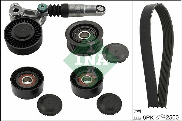 INA 529047210 V-Ribbed Belt Set