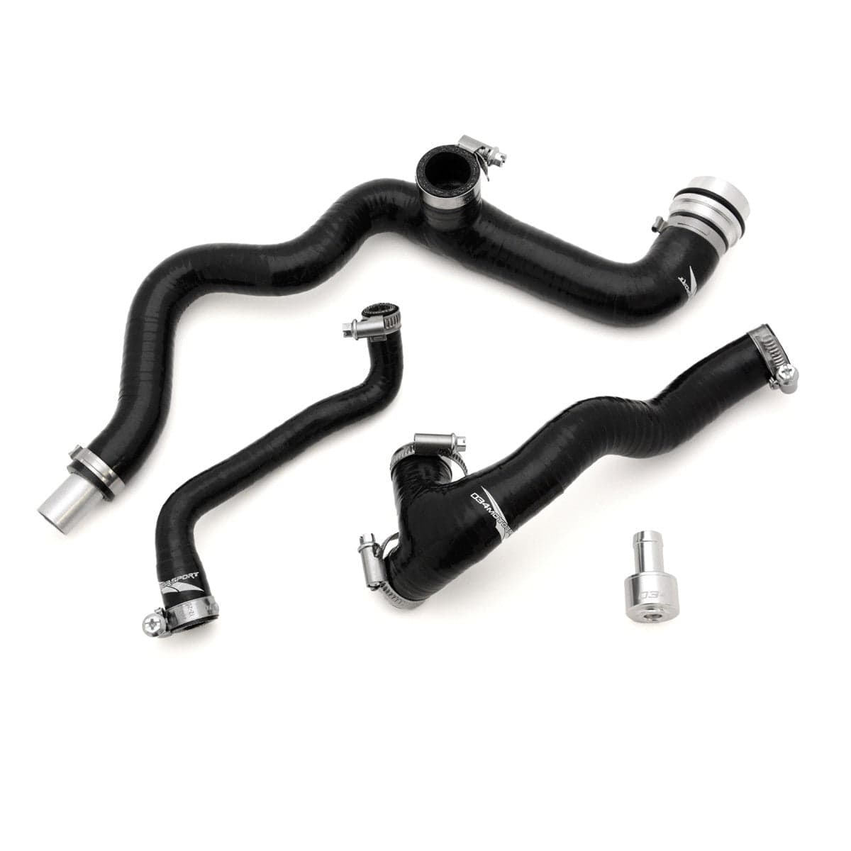 034Motorsport Breather Hose Kit, Early MkIV Volkswagen 1.8T AWV/AWW/AWP, Reinforced Silicone - ML Performance