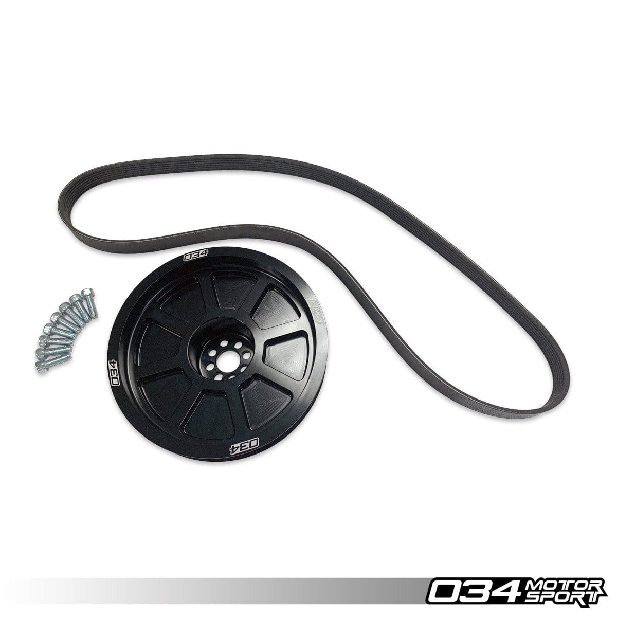 034Motorsport Audi Supercharger 179mm Crank Pulley Upgrade (B8/B8.5/C7 S4/S5/Q5/SQ5/A6/A7) - ML Performance UK