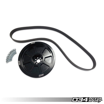 034Motorsport Audi Supercharger 179mm Crank Pulley Upgrade (B8/B8.5/C7 S4/S5/Q5/SQ5/A6/A7) - ML Performance UK