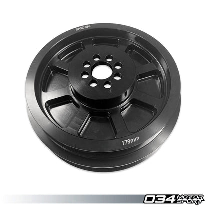 034Motorsport Audi Supercharger 179mm Crank Pulley Upgrade (B8/B8.5/C7 S4/S5/Q5/SQ5/A6/A7) - ML Performance UK