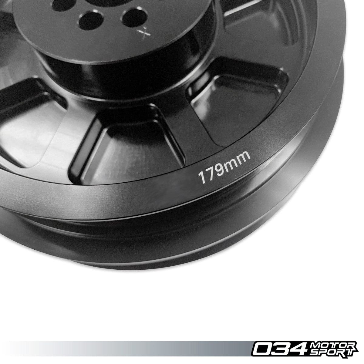 034Motorsport Audi Supercharger 179mm Crank Pulley Upgrade (B8/B8.5/C7 S4/S5/Q5/SQ5/A6/A7) - ML Performance UK