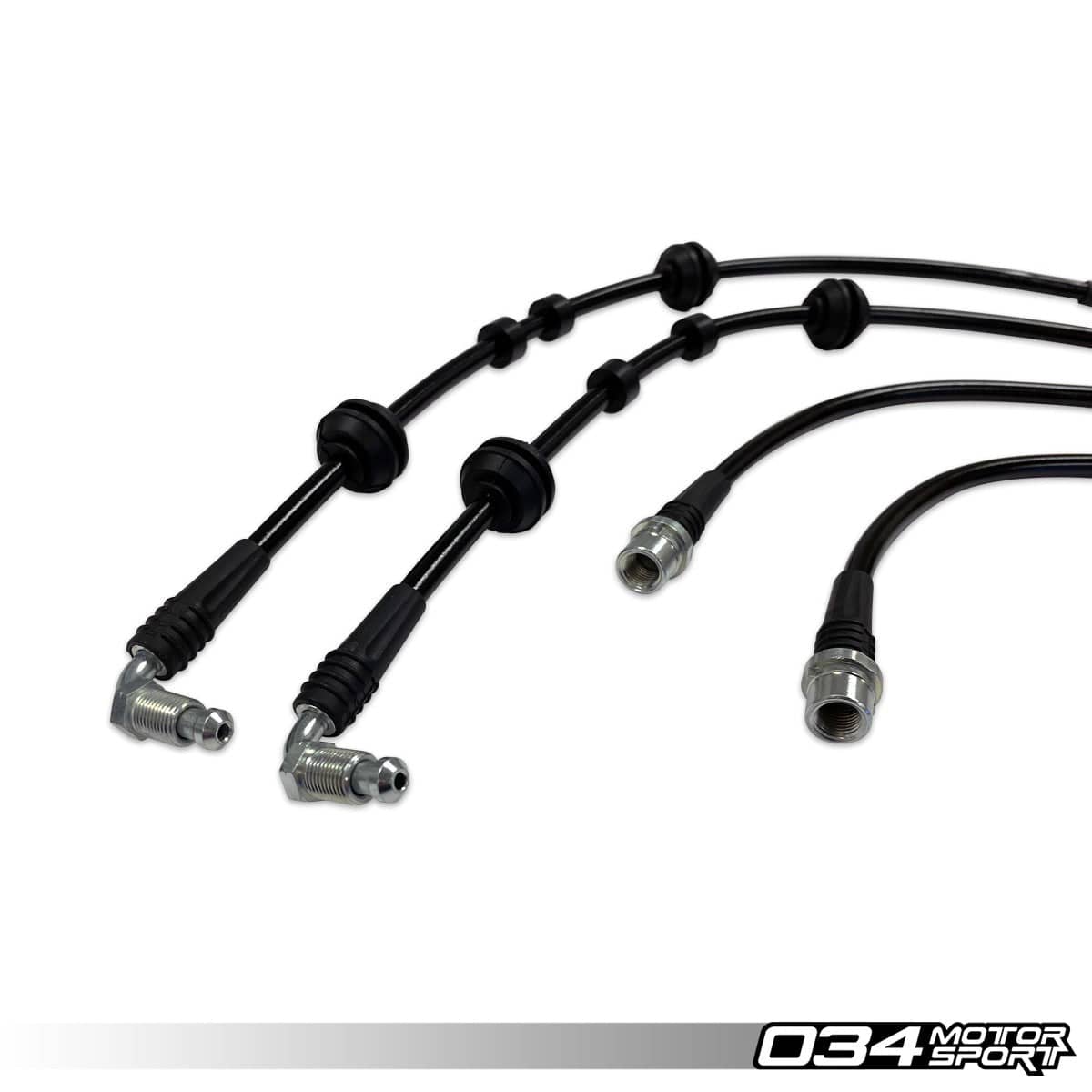 034Motorsport Audi MKI R8 Stainless Steel Braided Brake Line Kit - ML Performance