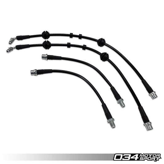 034Motorsport Audi MKI R8 Stainless Steel Braided Brake Line Kit - ML Performance