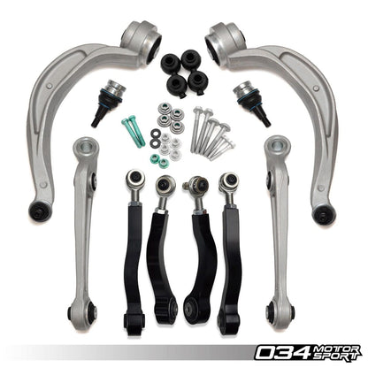 034Motorsport Density Line Control Arm Kit Upper Adjustable, B8/B8.5 AUDI A4/S4, A5/S5/RS5 & Q5/SQ5 - ML Performance UK