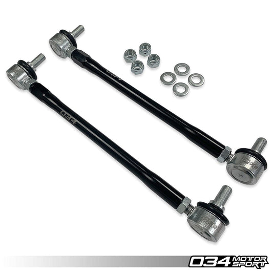 034Motorsport Audi VW Dynamic+ Billet Adjsutable Front Sway Bar End Link Kit (MKV/MKVI/MKVII, GOLF/GTI/RABBIT/GLI/JETTA & 8P/8V/8V.5/8J/8S, A3/S3/RS3/TT/TTS/TTRS) - ML Performance