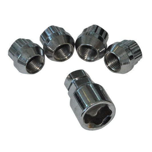 034Motorsport Audi/VW Blowout Wheel Lock Nut Set, Cone Seat, M14X1.5