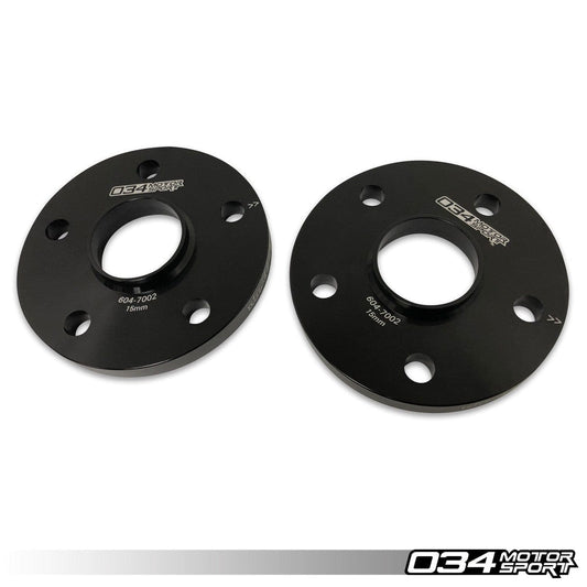 034Motorsport Wheel Spacer Pair, 15mm, Audi 5x112mm with 57.1mm Center Bore - ML Performance